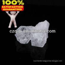 99% natural stone block kalium alum colorless cube crystals